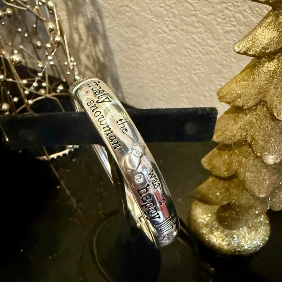Brighton Frosty The Snowman  Bangle Bracelet. NWOT - Picture 2 of 2